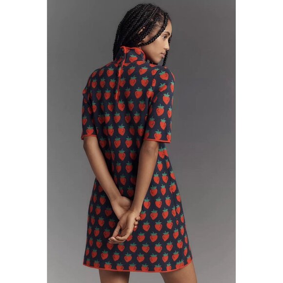 NWT Anthropologie Maeve Strawberry Dress - Picture 5 of 16
